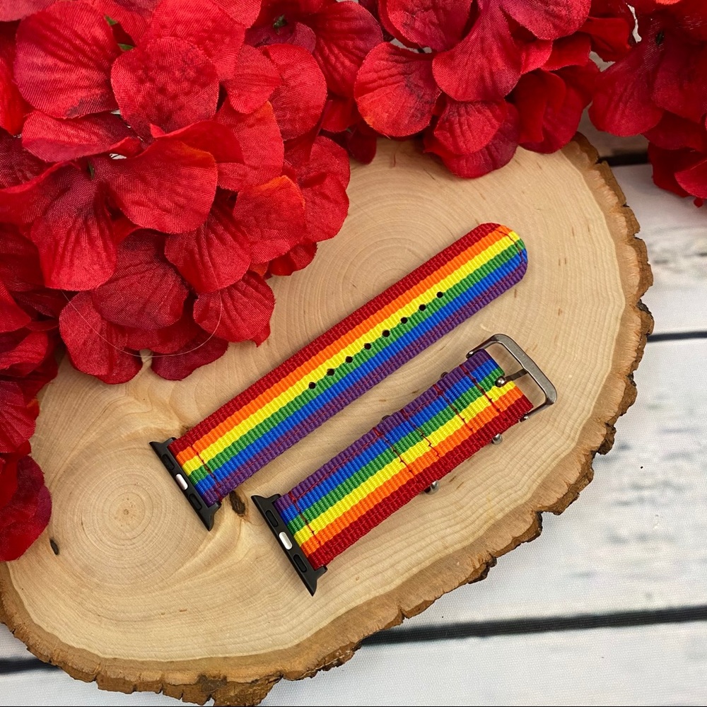 đRainbow Nylon Watchband for Apple Watch - Picture 13 of 15